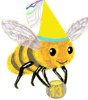Bienenfee-12 gelb
