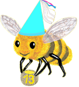 Bienenfee-6 hellblau